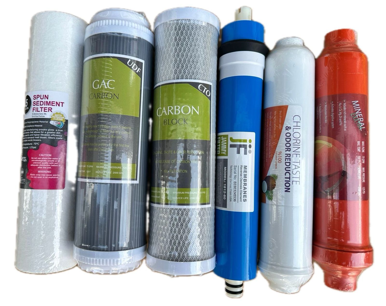 Esli Su Arıtma Filtre Seti Altılı - Açık Modeller İçin