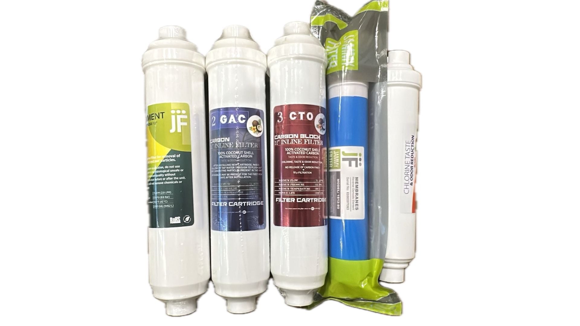 Esli Su Arıtma Filtre  Seti BEŞLİ  - İnline Modeller için - NSF ONAYLI