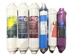 Filtre  Seti ALTILI  - Alkali Filtreli - Filmtec Membranlı  NSF ONAYLI