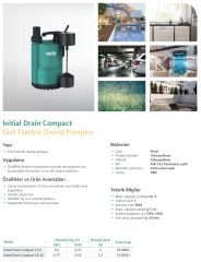 Wilo Drain Compact 16.10- Drenaj Pompası - Asansör Flatörlü - 0,75 HP
