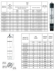 İmpo - 6''  Dalgıç Motoru - 40HP (30 KW) - Yıldız Üçgen