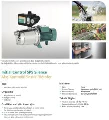 Wilo Control SPS Silence 5-100 Sessiz Hidrofor - Yüksek Debili