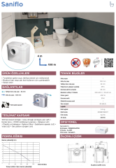 SFA Saniflo - WC Fos.Tahliye Cihazı - 12 Lt