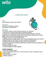 Wilo Aqua Comfort 5-58 Sessiz Hidrofor 50 Litre - 5 Kat - 10 Daire