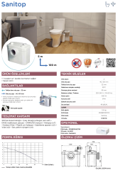 SFA Sanitop - 1 WC + 1 Ünite Fos.Tah. Cihazı - 12 Lt