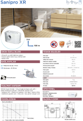 SFA Sanipro XR - WC+3 Ünite  Fos. Tah. Cihazı - 16 Lt