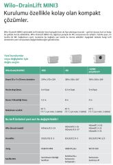 Wilo DrainLift MINI3-XS-EF  Atık Su Tahliye Cihazı