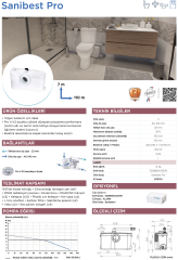 SFA Sanibest Pro - WC+ 3 Ünite  Fos.Tah.Cih. - 18 Lt