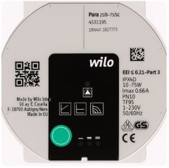 Wilo Yonos Para 25/8 SC 75Watt Sir. Pompası 130 mm - 1''