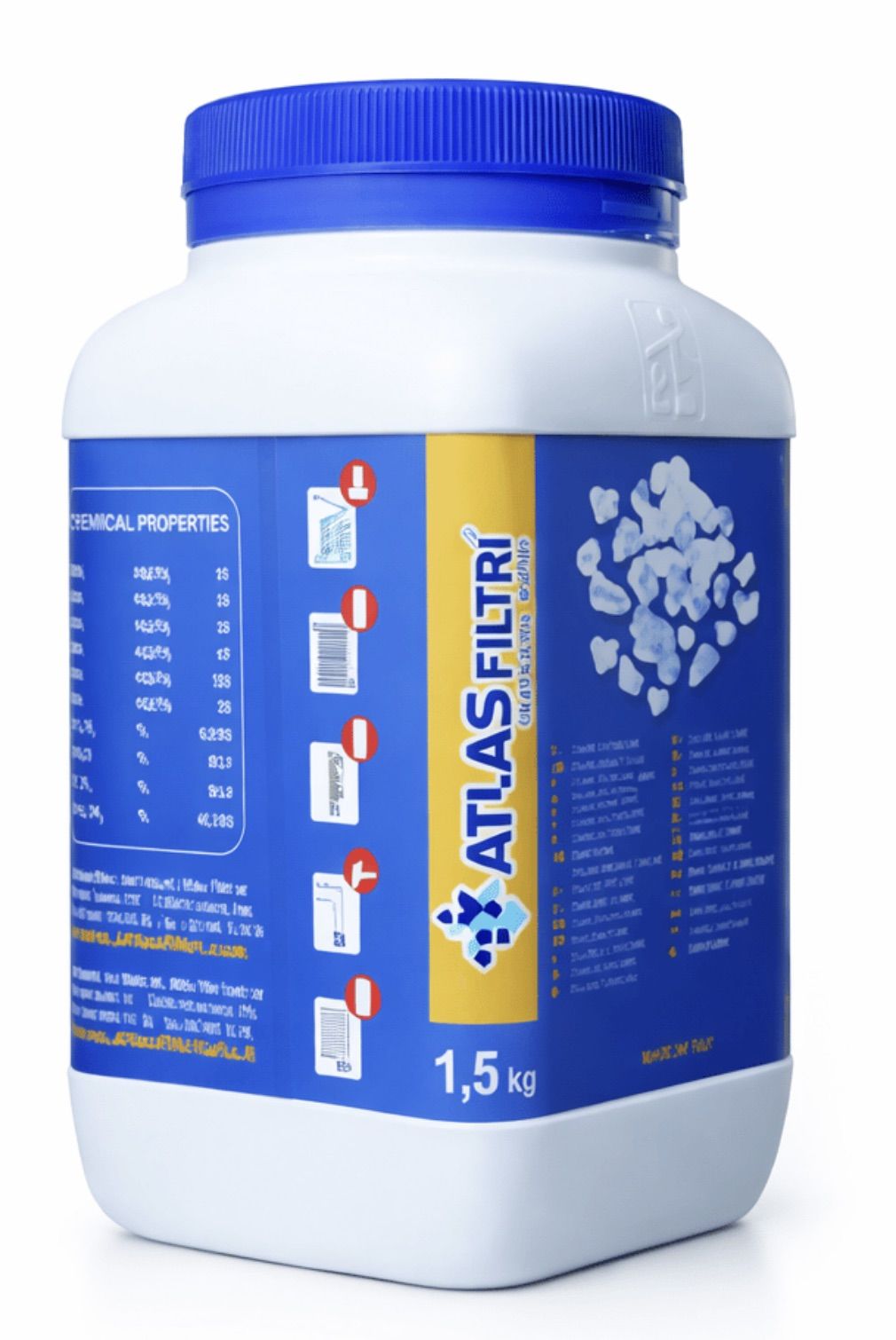 ATLAS Silifoz - Kireç Önleyici Polifosfat 1,5 Kg - 06200085 - İtalyan