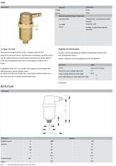 Resideo Braukmann E125S-1/2A  Solar Otomatik Purjör 1/2'' - 150 °C