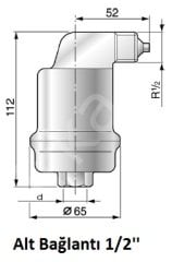 Spirotop  Otomatik Özel Purjör 1/2'' - Alman Malı