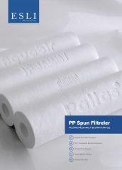 Esli Spun Kartuş - 30'' - 5 mikron Sediment Filtre -1 Kutu 25 Adet