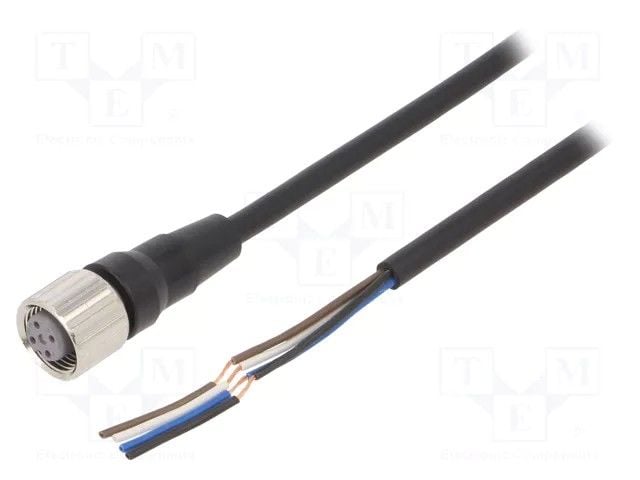 Omron XS2FLM12PVC4S2 Transmitter Sensör Kablosu - 2 mt