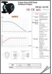 Smart Spm 50/8-240 F Sir. Pompası 400W- DN50