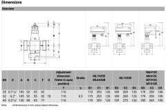 Honeywell  VXE32B16MFS  (V5833A2100) 3Yollu Kontrol Vanası 1 1/4'' - PN16