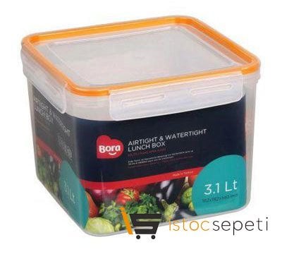 Click Kare Saklama Kabı 3.1 L