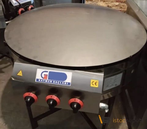 Ekmek Sacı Doğalgazlı 90 Cm 3 Yanışlı CE Belgeli