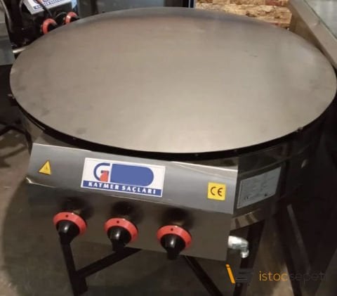 Ekmek Sacı Doğalgazlı 90 Cm 3 Yanışlı CE Belgeli