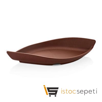 Külsan Thermoset Tabak, Gondol Model 28.6x12.7 cm Kahverengi