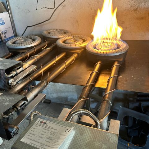 Gazlı Yer Tipi Ocaklara Uygun Çift Yanışlı Tandır Ocağı