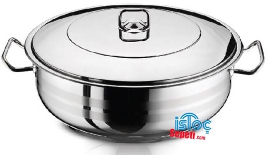 Pilav Tenceresi 40-50 Kişilik Büyük Sanayi Tipi Tencere