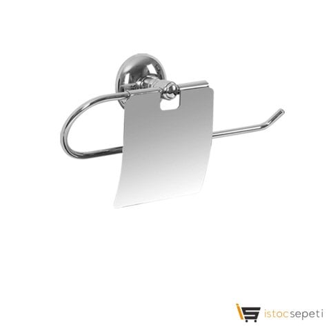 Krom Ev Tipi WC Havlu Asacağı (KAPAKLI) 3802-7