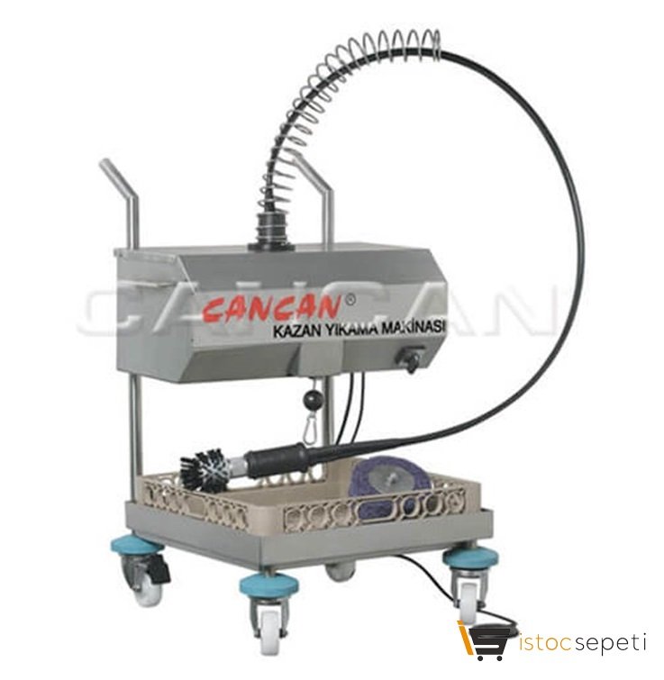 Cancan Endüstriyel Tip Fırçalı Kazan Yıkama Makinesi