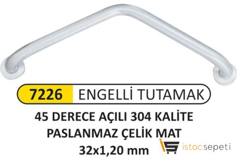 Arı Metal 7226 Engelli Tutamağı Açılı