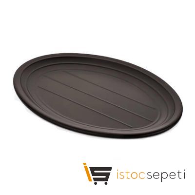 Külsan Thermoset Tabak Oval 32.5x24 cm Bitter