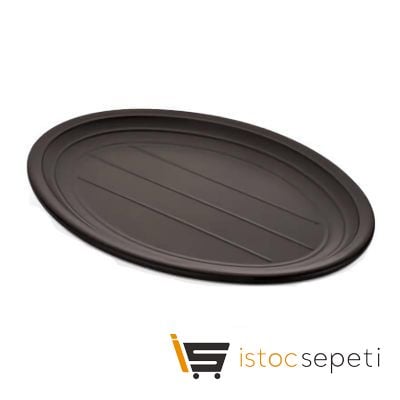 Külsan Thermoset Tabak Oval 32.5x24 cm Bitter