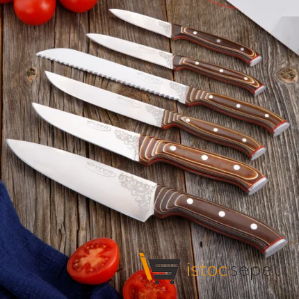 7 Parça Elit Stantlı Bıçak Seti