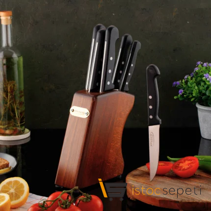 7 Parça Superior Stantlı Bıçak Seti
