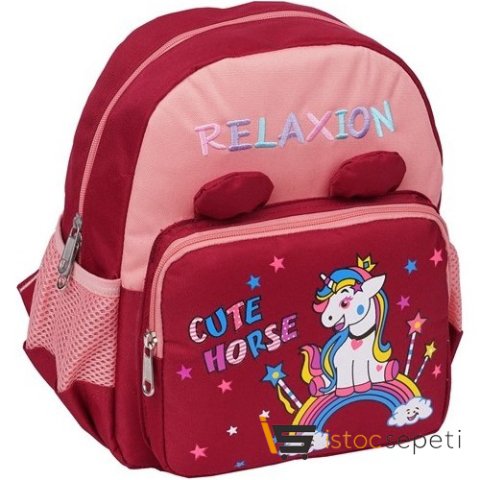 Relaxion 2021 Anaokulu Sırt Çantası Kırmızı