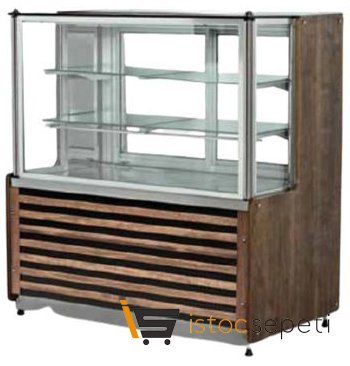 Empero Neptün Isıtmalı Pasta Vitrini 200x75x135 cm