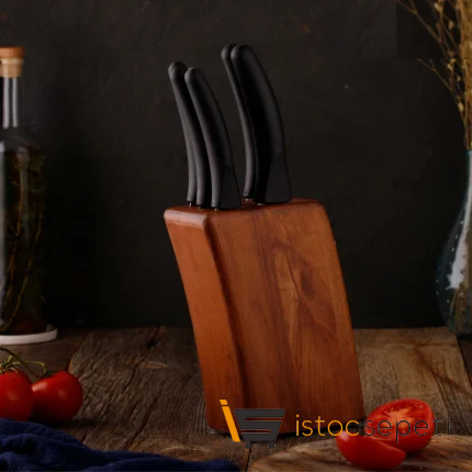 6 Parça Deluxe Stantlı Bıçak Seti