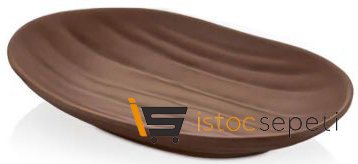 Külsan Thermoset Tabak Elips 18.3x11.5 cm Kahverengi