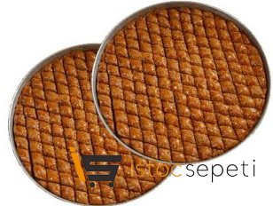 Baklava Tepsisi Yuvarlak Alüminyum 46 cm