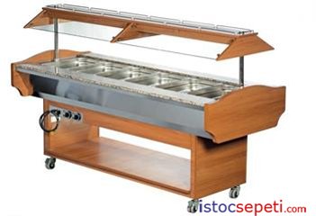 Saladbar Soğuk Büfe 6 Hazneli Açık Büfeler