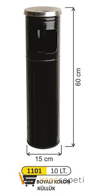 Arı Metal 1101 Kolon Küllük Boyalı 10 L 1 No