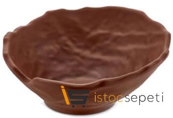 Külsan Thermoset Kase Eğimli 28.2x27.5 cm 1100 ml Kahverengi