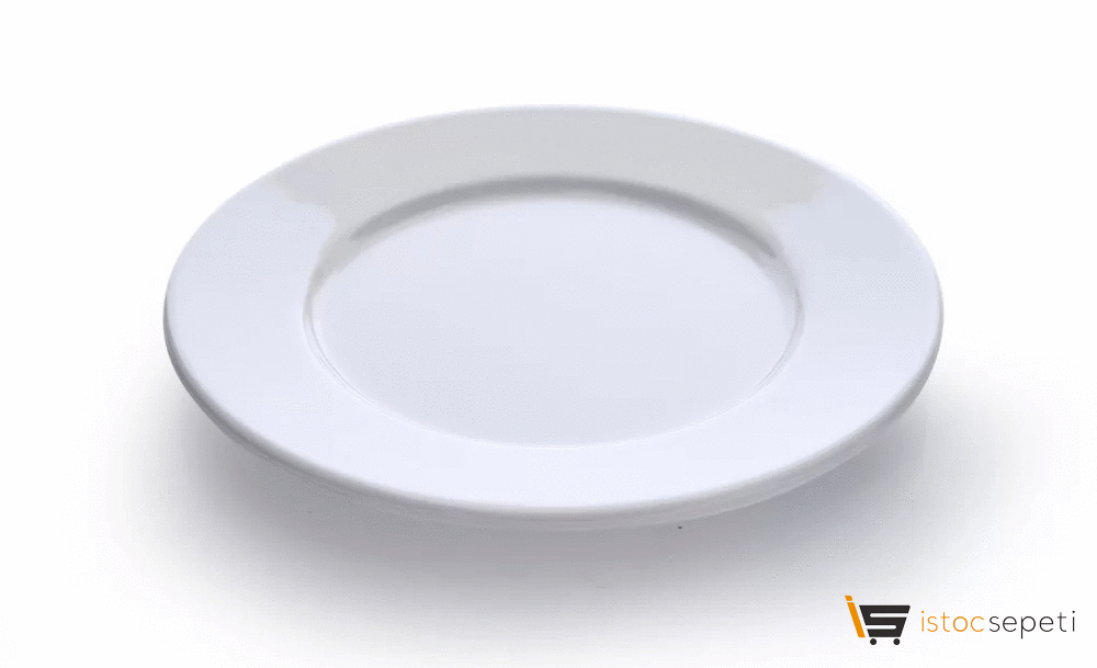 Kırılmaz Melamin Tatlı Pasta Tabağı 17cm