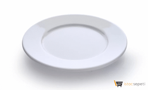 Kırılmaz Melamin Tatlı Pasta Tabağı 17cm