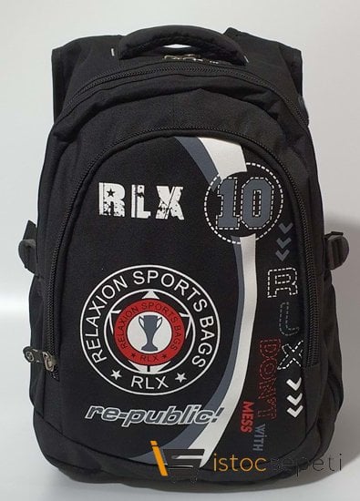 Relaxion 0010 Yarasa Sırt Çantası Siyah