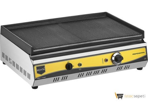 Döküm Izgara Tam Oluklu 70 cm Elektrikli Izgara RS 95