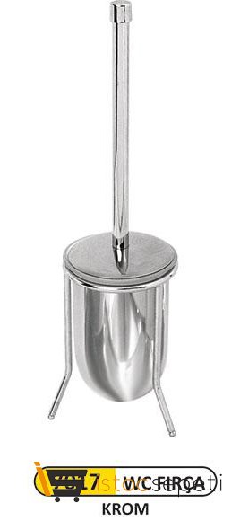 Arı Metal 7017 Banyo Wc Fırçası Krom 304 Kalite Paslanmaz Çelik