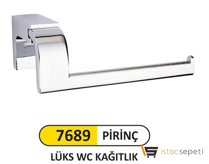 Arı Metal 7689 Prinç Lüks Wc Tuvalet Kağıtlığı