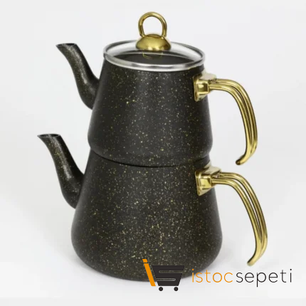 Gold Stone Bakraç Çaydanlık Takımı Aile Boyu (1.6+3 lt)