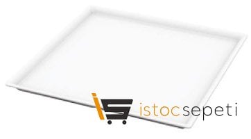 Külsan Gastro Boutique Melamin Teşhir Tabağı Square 35x35 cm