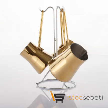 4 Parça Venüs Cezve Seti (Gold)